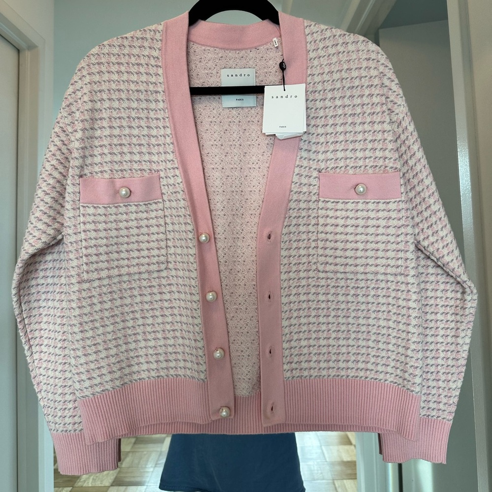 Sandro - rose cardigan - New with tags - size S